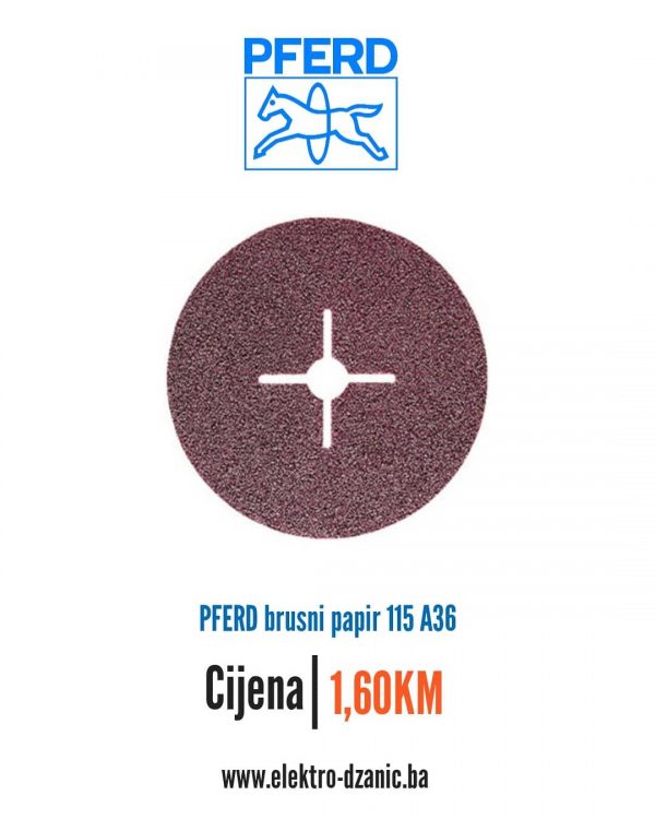 PFERD brusni papir – brusni disk za metal i univerzalno brušenje