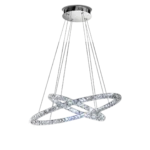 Kristalni okrugli luster visilica – moderni LED luster