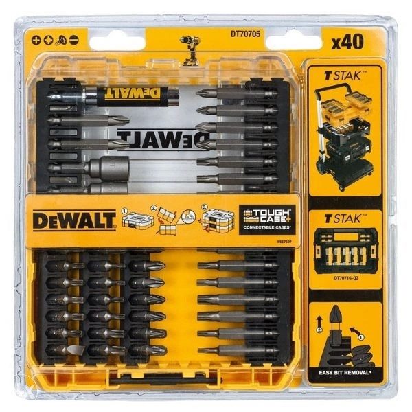 DeWalt set bitova 40 dijelova DT70541T – profesionalni set nastavaka