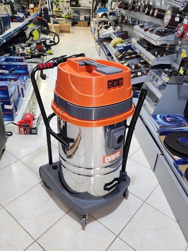Industrijski usisivač 3 motora 4600W 80L (suho i mokro)