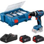 Aku udarna bušilica odvijač GSB 18V-65 BOSCH 2x4.0Ah